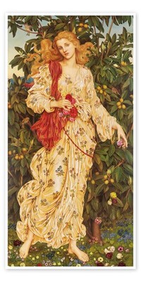 Poster Flora - Evelyn De Morgan