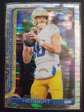 2025 Topps Chrome Football Justin Herbert #158 Pulsar