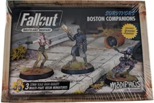 Fallout Wasteland Warfare Survivors Boston Companions Modiphius Resin Miniatures