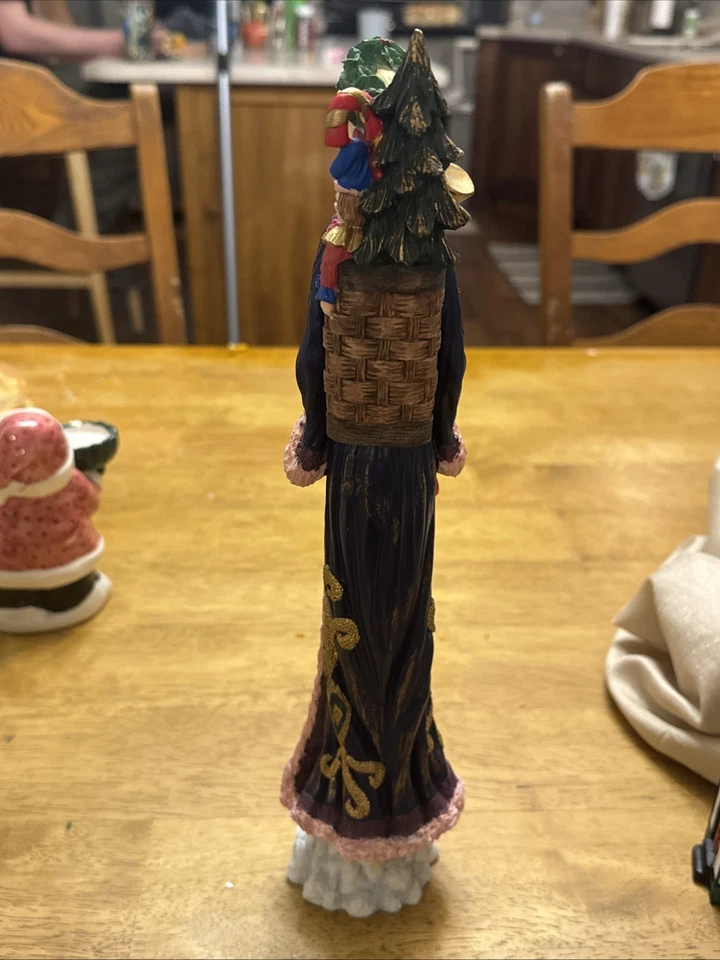 Lenox 1977 lápiz Santa estatuilla Navidad vacaciones coleccionable Foto 3 de 4