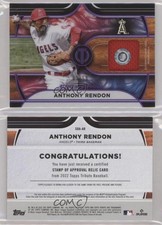 2022 Topps Tribute Stamp of Approval Relics Purple /50 Anthony Rendon #SOA-AR