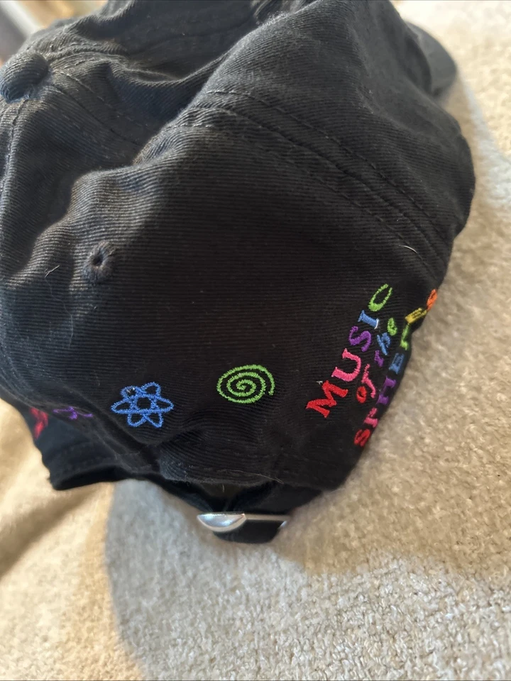 Coldplay Music Of The Spheres Tour Strap Back Cap/Hat Cotton Black & Multi - Image 4 of 4