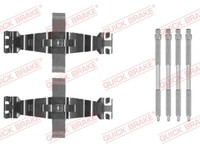 Quick Brake 109-0022 ZubehöRsatz, Scheibenbremsbelag FüR Audi, Opel, Peugeot