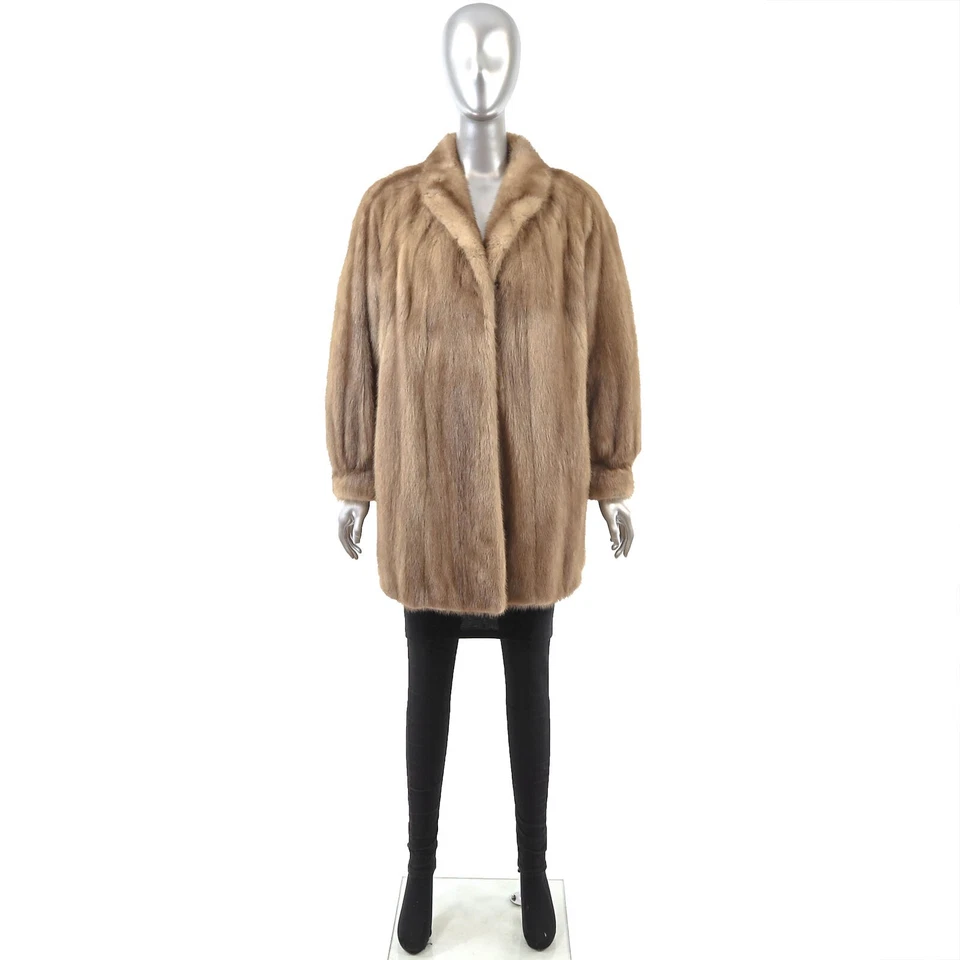 Cochecito visón marrón claro - Talla M Foto 3 de 4