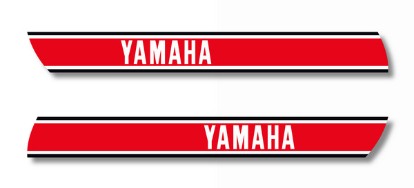 Kit déco YAMAHA TY 125 de 1976 idéal pour rénover un réservoir de trial ancien