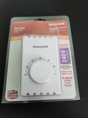 HONEYWELL CT410B Electric Heating Only 4-Wire THERMOSTAT Baseboards  85267276603|