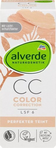 alverde NATURKOSMETIK CC Cream Perfekter Teint LSF 6, 50 m - Bild 2 von 7