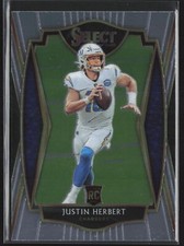 2020 Select Justin Herbert Premier Rookie Card RC #144