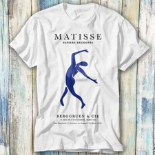 Matisse Paper Decoupes Art Blue Exhibition T Shirt Meme Gift Top Tee Unisex 1247