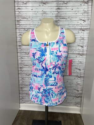 NWT Lilly Pulitzer Luxletic Size Small Athletic Racerback Canna Bra Tank