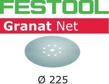 Festool 25x Netzschleifmittel 225mm Garnet Net Scratch P80 - P320 pour Planex