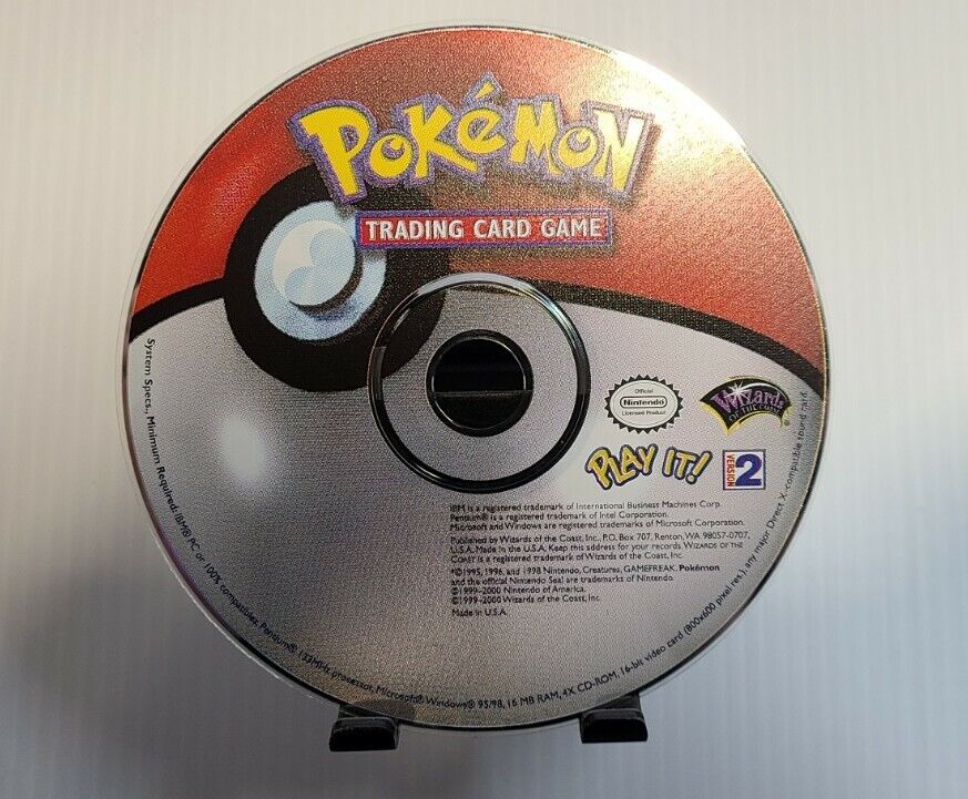 The Original PC Version) Pokemon Play It! Trading Card Game 