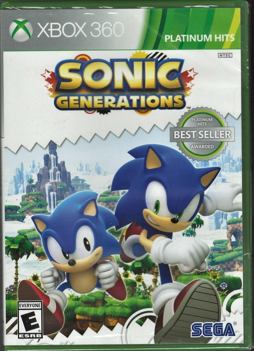  Sonic Generations (Platinum Hits) - Xbox 360 : Sega of