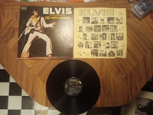 Elvis wie aufgenommen im Madison Square Garden (Original 1972 RCA Vinyl Schallplatte)