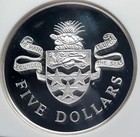 1979 Cayman Islands Caribbean Large Silver Coin Turtle Elizabeth Ii Ngc i85428
