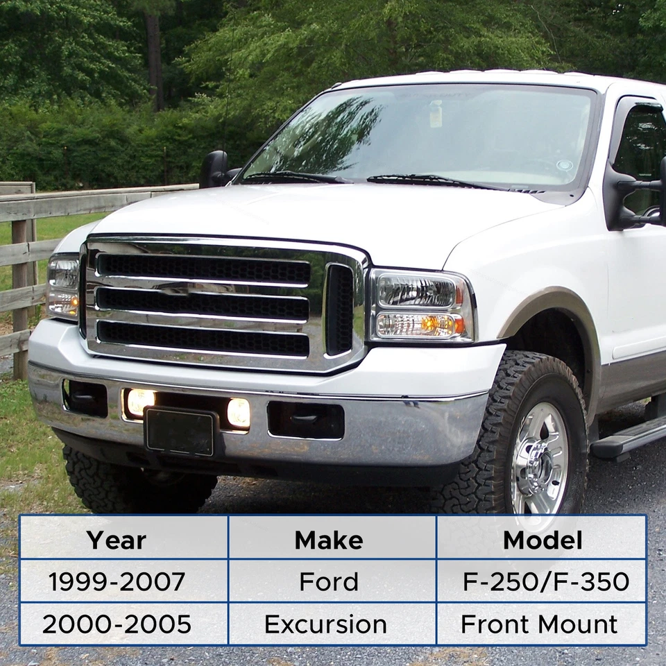 For 99-07 Ford F-250/F-350/00-05 Excursion Front Mount Trailer Receiver Hitch Foto 2 de 4