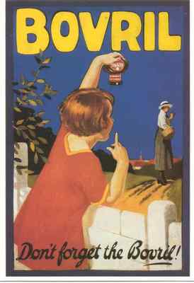 Blechschild Bovril 398 A5 8x6 Aluminium