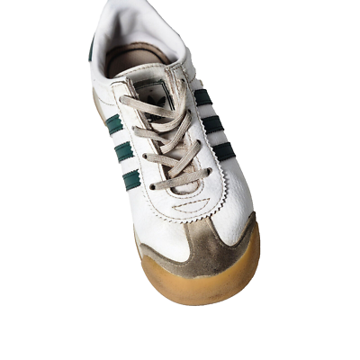 Adidas Samoa Toddler Kids Size 10K Athletic Walking Shoes Pull-On White &  Green | eBay