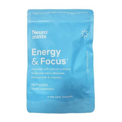 Neuro Gum L-Theanin B-12 Nootropika Koffein 3er-Pack 162 Stück Steigert Energie