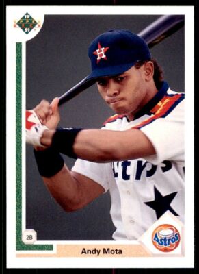 1991 UPPER DECK FINAL EDITION ANDY MOTA HOUSTON ASTROS #22F