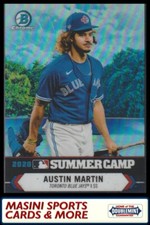 2021 Bowman Chrome #SC-3 Austin Martin 2020 Summer Camp