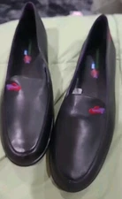 Grasshopper by Keds Red Hat Society Loafers Womens Size 8.5 M Black Leather
