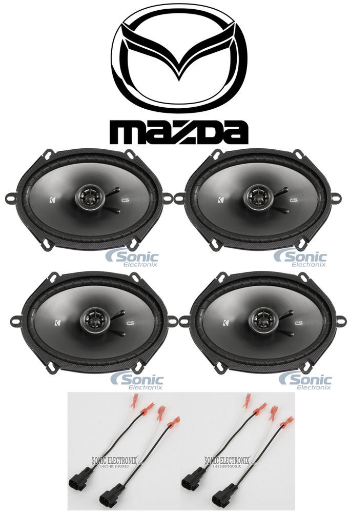 Комплект для замены передних и задних автомобильных динамиков Kicker 6x8 для Mazda Tribute 2001-2011 годов выпуска 2449000₽