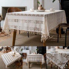 Rectangle Tablecloth Table Cloth Covers Wedding Dinner Room Party Home Decor
