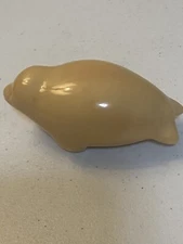 Vintage John Perry Baby Harp Seal Resin Signed Sculpture Figurine art