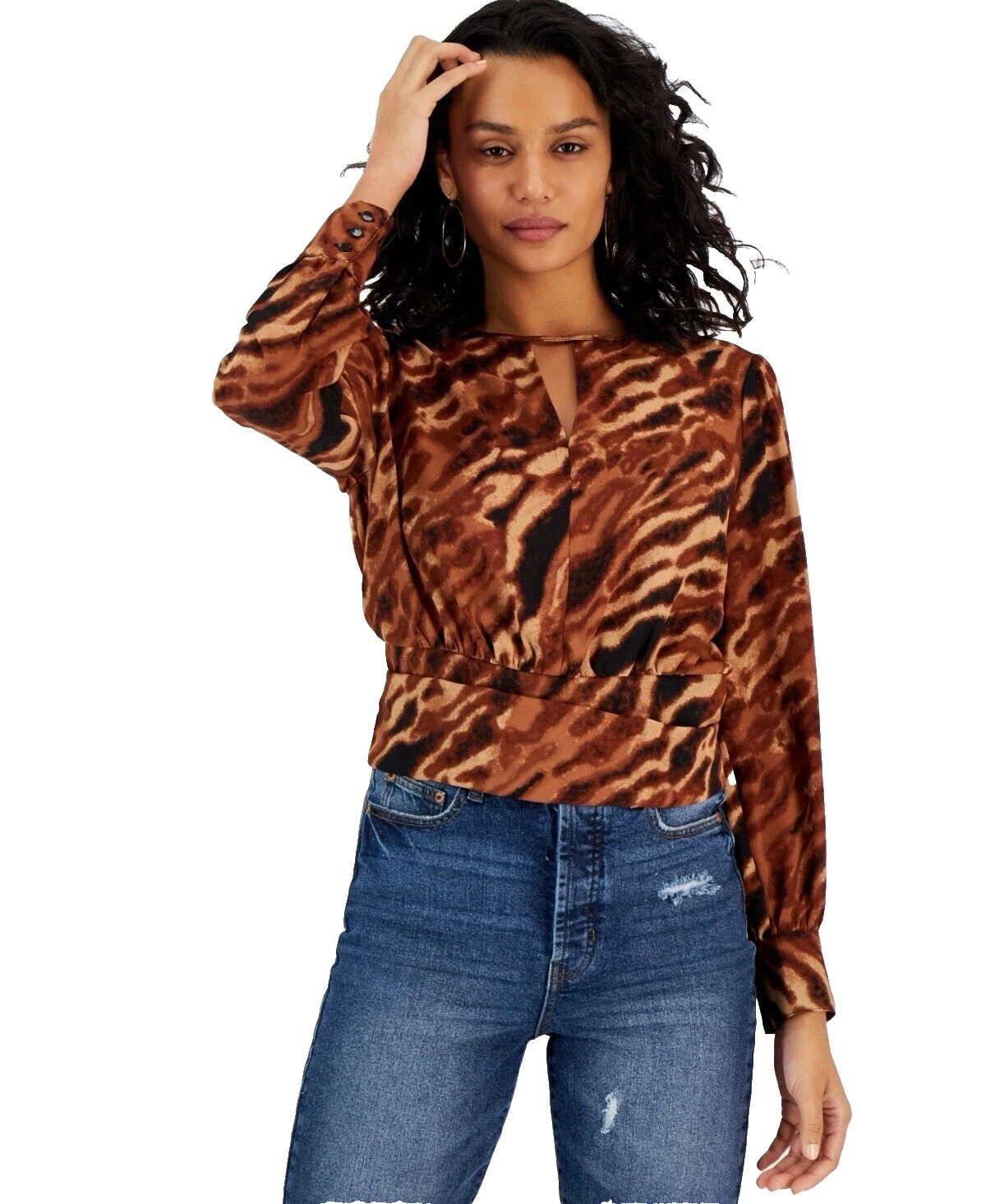 Blusa Estampado Animal Bar III para Mujeres
