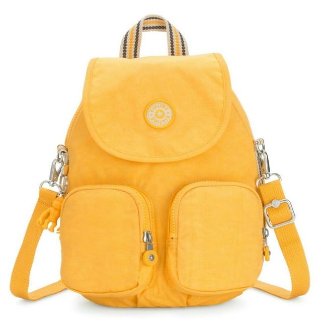 kipling mini backpack yellow