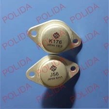 1pairs Audio Power Transistor HITACHI TO-3 2SJ56/2SK176 J56/K176