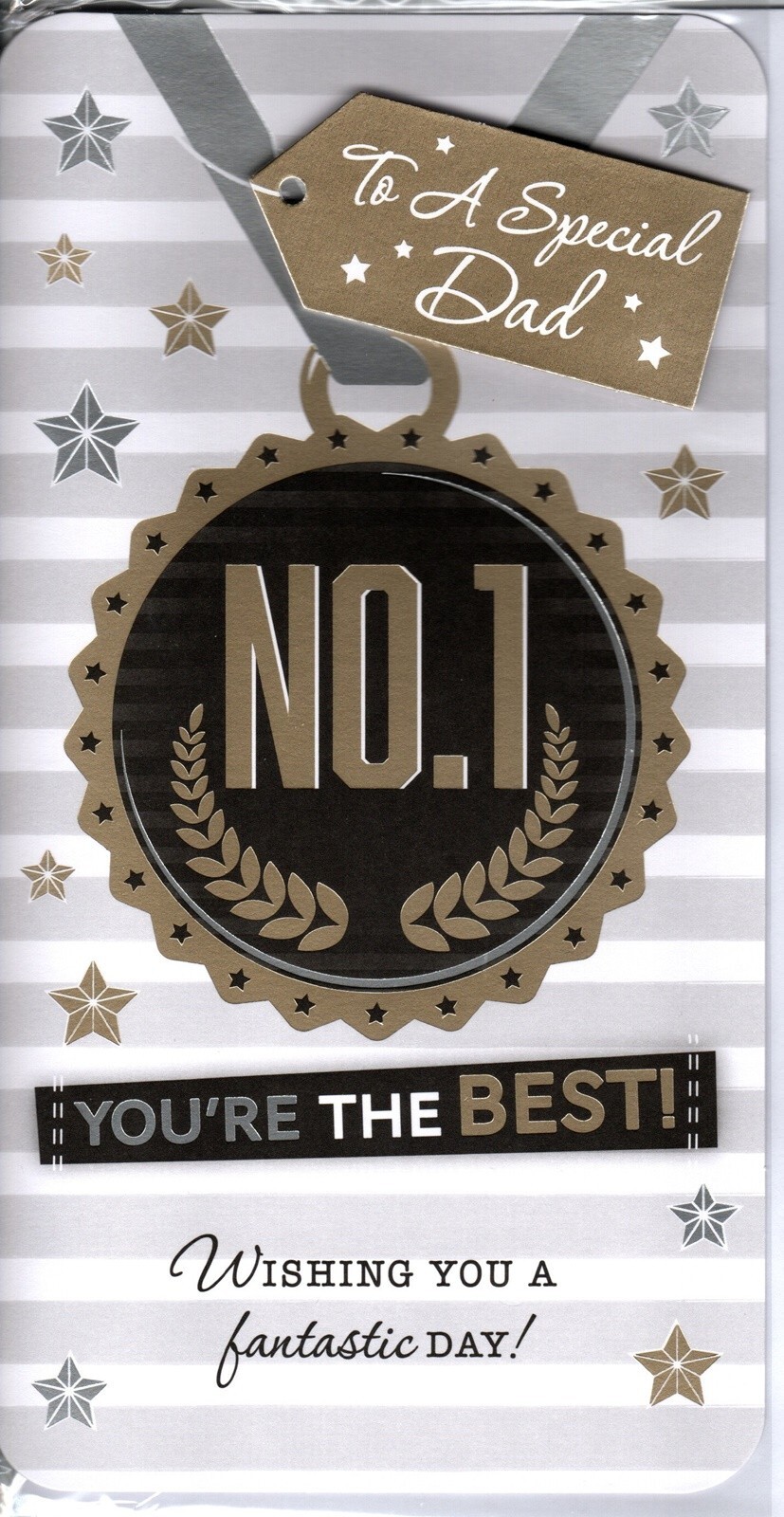Happy Father's Day Card - To A Special Dad - You're The Best - No 1