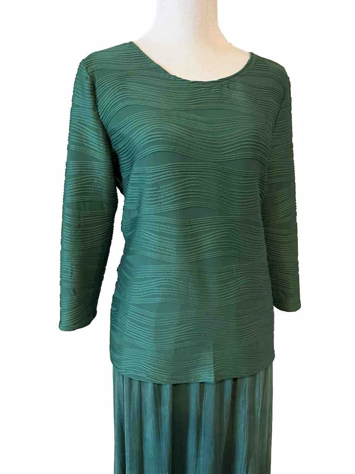 Choices Size M (10) Western Prairie Maxi Skirt & Top Gunne Sax Style 2pc Vintage - Image 3 of 4