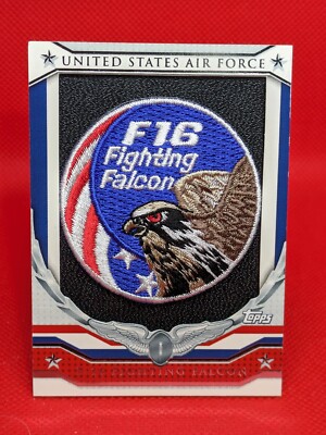 2008 Topps Honor Roll Division/Brigade/Corps Command F-16 Fighting Falcon Patch