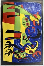 Joan Miró Original Signed Lithograph (1953) from Verve