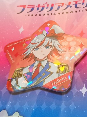 Fragaria Memories Hallritt Star Shaped Can Badge Red Bouquet SEGA