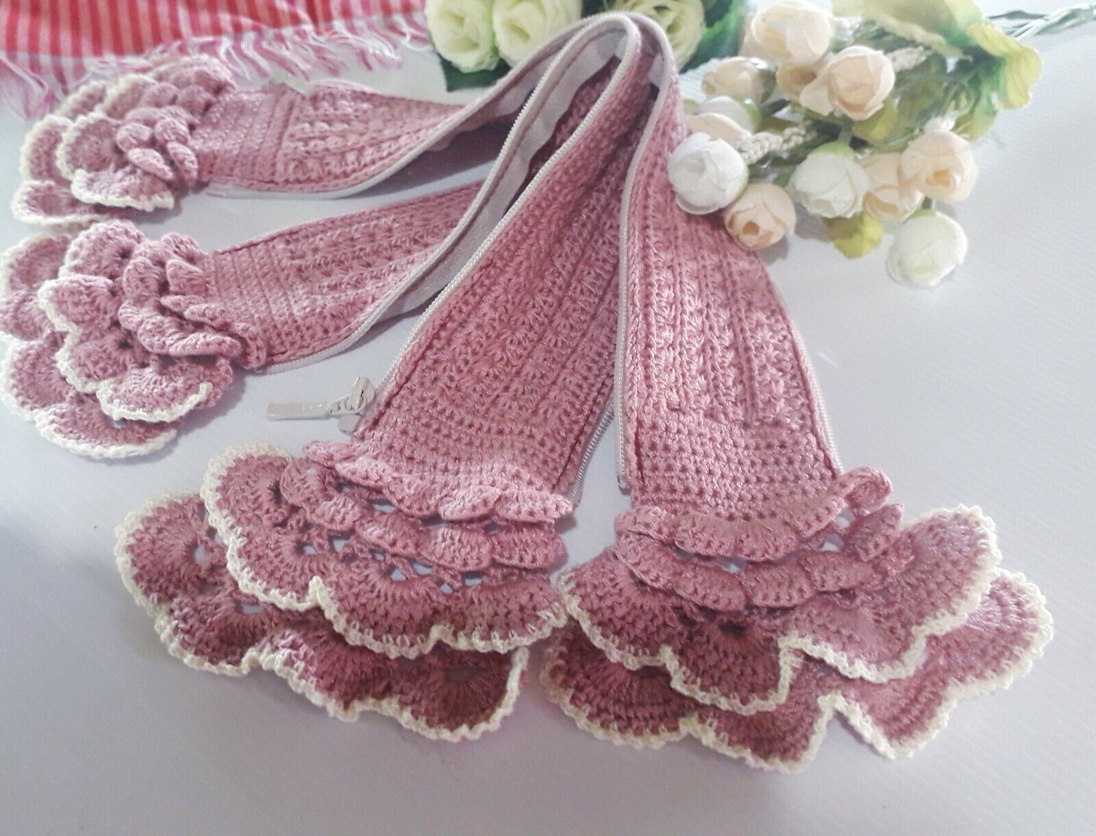 Handle cover Bag 5 ☆ popular Ranking TOP17 Crochet Handbag Handmade Cream 12