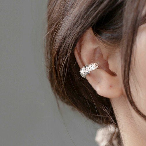 Ohrklemme echt Sterling Silber 925 Damen Ohrringe Ear Cuff ohne Loch A4270 - Picture 1 of 18