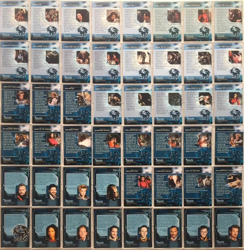 Alien vs Predator Movie Base Card Set 90 Cards - Image 3 of 4