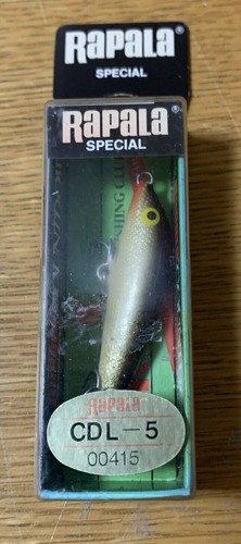 RARE COMPTE À REBOURS RAPALA 11 S VINTAGE CD-11 ARGENT NEUF