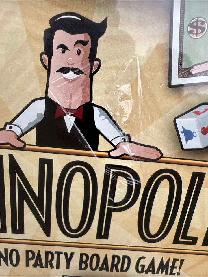 Casinopoly Casino Fiesta Juego de Mesa 2001 Reveal Inc Blackjack Dados Ranura Ruleta Foto 2 de 4