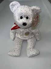 TY Beanie Baby - DECADE the Bear (White Version) (8.5 inch)