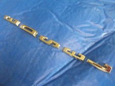 1958 Edsel Gold Re-chromed Front Grill Horse Collar Letters Show Chrome