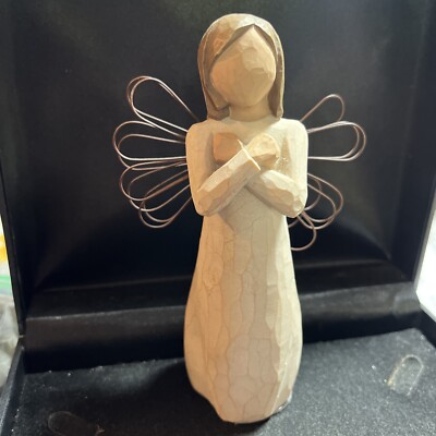 Willow Tree Sign For Love 2003 Demdaco 5.5'' Angel Figurine By Susan Lordi