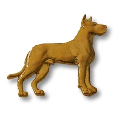 Great Dane Pin - 24K Gold Plated
