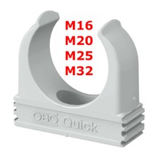 OBO Quick Schellen M16 M20 M25 M32 grau Rohrs...