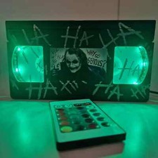 The Joker LED VHS Tape Light Lamp Birthday Christmas Gift Idea Retro Horror