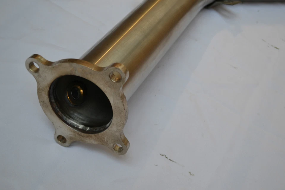 NUEVO AUDI A4 A5 Q5 2.0T ACERO INOXIDABLE TUBO DE ESCAPE DE-CAT - Imagen 3 de 4