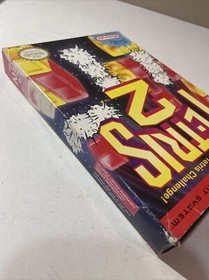 Tetris 2 w/ Poster Nintendo Entertainment System NES Complete in Box CIB